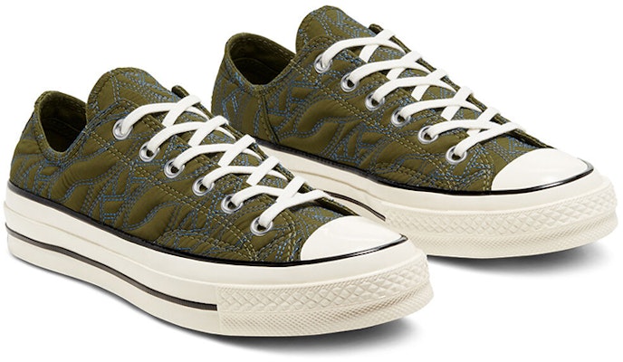 (W) Converse Chuck 70 Rendah 'Runway Kabel - Dark Moss' 568679C Lookbook (W) Converse Chuck 70 Rendah 'Runway Kabel - Dark Moss' 568679C