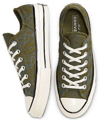 (W) Converse Chuck 70 Rendah 'Runway Kabel - Dark Moss' 568679C Shop (W) Converse Chuck 70 Rendah 'Runway Kabel - Dark Moss' 568679C
