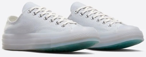 (Women) Converse Chuck 70 OX Ghosted Grey Casual Shoes Gray color Gray color A10078C (Women) Converse Chuck 70 OX Ghosted Grey Casual Shoes Gray color Gray color A10078C