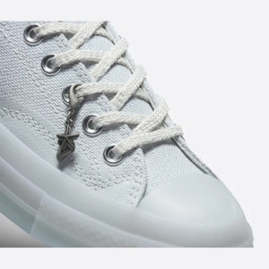 (W) Converse Chuck 70 OX Ghosted Grey Kasut Kasual Warna Kelabu. A10078C Details for (W) Converse Chuck 70 OX Ghosted Grey Kasut Kasual Warna Kelabu. A10078C