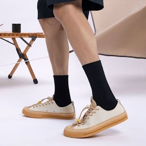 (W) Converse Chuck 70 Ox Natural Ivory/Epic Dune Khaki Kasut Kasual Kuning A10080C Buy (W) Converse Chuck 70 Ox Natural Ivory/Epic Dune Khaki Kasut Kasual Kuning A10080C