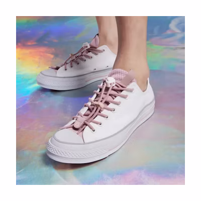 (W) Converse Chuck 70 Ox Vintage White/Static Pink Casual Shoes Pink White color