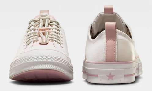 (W) Converse Chuck 70 Ox Putih Vintage/Static Pink Kasut Santai Putih Merah Jambu A10081C Lookbook (W) Converse Chuck 70 Ox Putih Vintage/Static Pink Kasut Santai Putih Merah Jambu A10081C