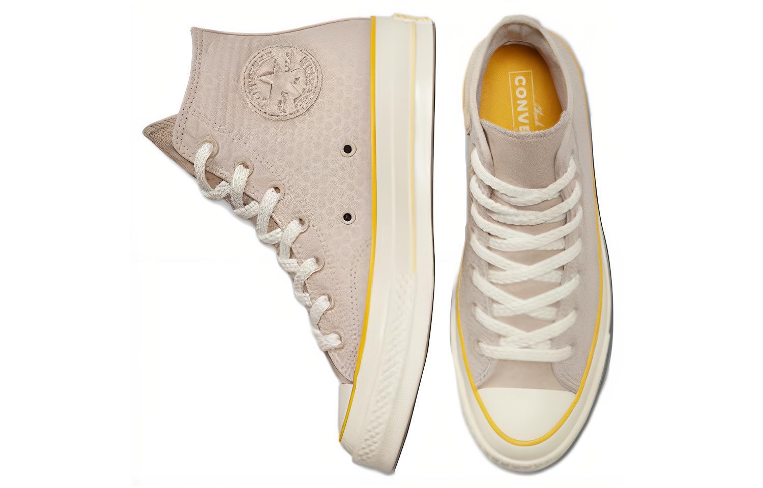 Shop (W) Converse Chuck 70 質感高筒鞋 'Papyrus Amarillo' A00878C