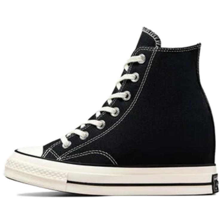 (Women) Converse Chuck 70 Wedge Platform High 'Black Egret' A12563C