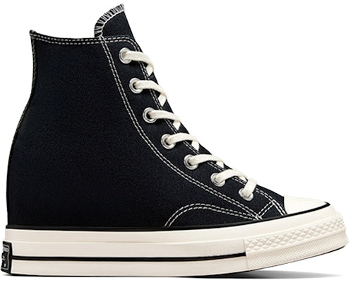 (Women) Converse Chuck 70 Wedge Platform High 'Black Egret' A12563C Buy (Women) Converse Chuck 70 Wedge Platform High 'Black Egret' A12563C