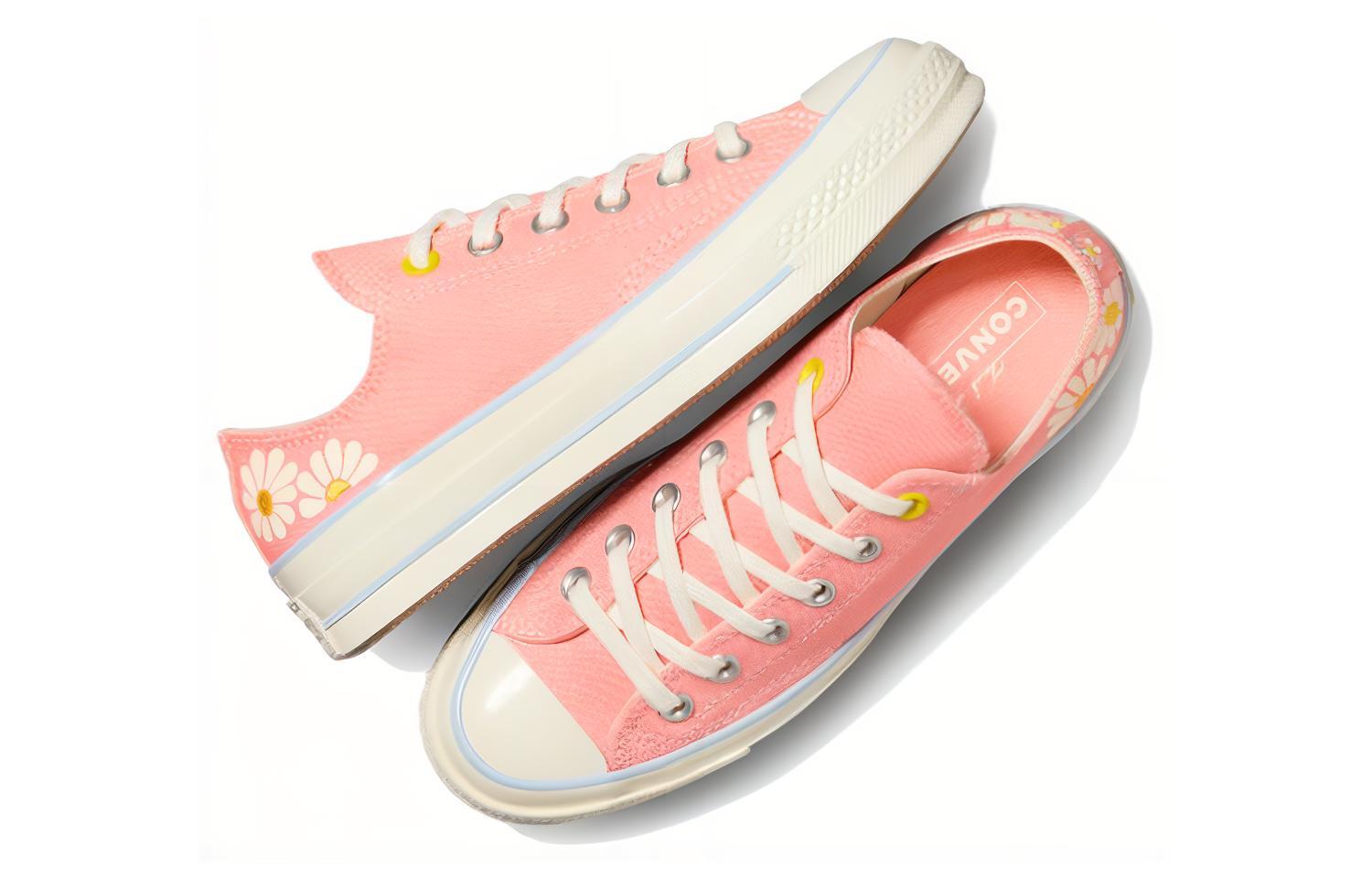 Shop (W) Converse Chuck 70s Daisy 'Pink White' Sepatu Pink Putih A09107C