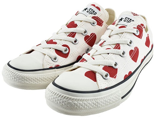 Converse Chuck All Star Fullhearts Ox 女款 白紅 愛心 情人節 Order Converse Chuck All Star Fullhearts Ox 女款 白紅 愛心 情人節