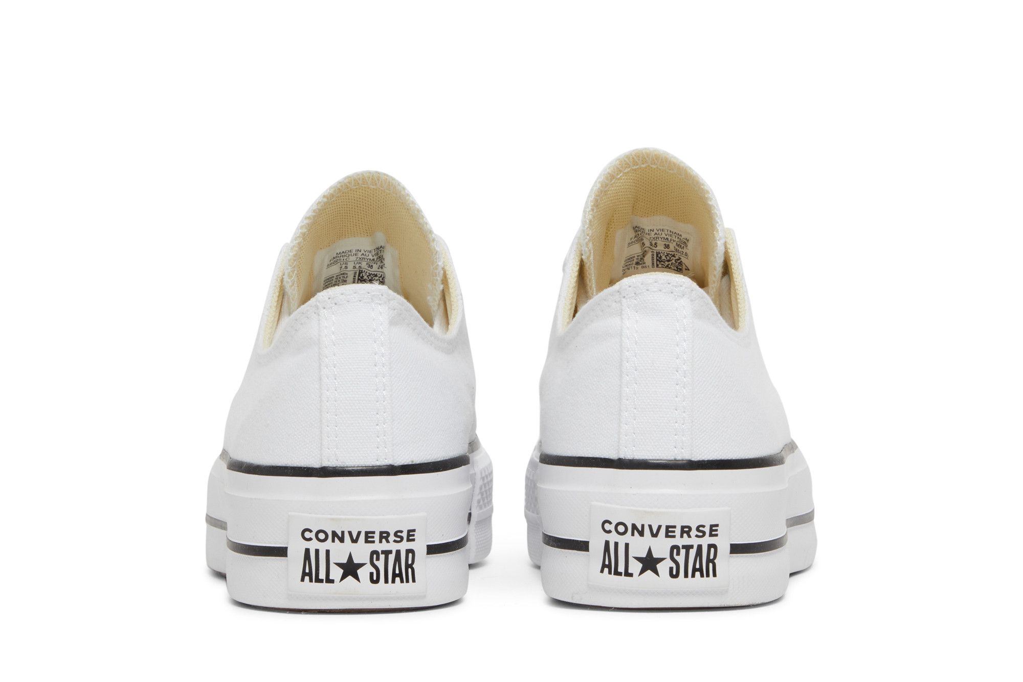 Sizing (W) Converse Chuck Taylor All-Star 'Lift Ox 白色黑色' 560251C