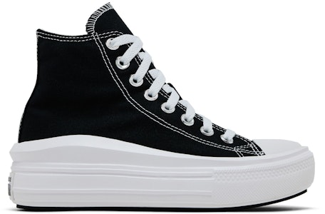 (W) Converse Chuck Taylor All-Star Move 高筒鞋 '黑色' 568497C Buy (W) Converse Chuck Taylor All-Star Move 高筒鞋 '黑色' 568497C