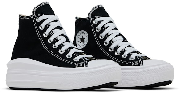 (W) Converse Chuck Taylor All-Star Move 高筒鞋 '黑色' 568497C Cheap (W) Converse Chuck Taylor All-Star Move 高筒鞋 '黑色' 568497C