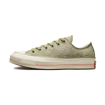 (W) Converse Chuck Taylor All Star 1970s 'Embroidered Desert Floral Green'