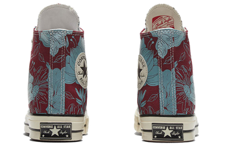 (W) Converse Chuck Taylor All Star 1970s Red Blue Floral Sneakers 'Red Blue' 圖 5