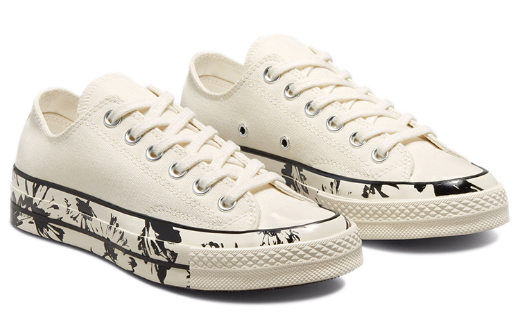 (W) Converse Chuck Taylor All Star 1970s Canvas Shoe Ivory/Black 圖 3