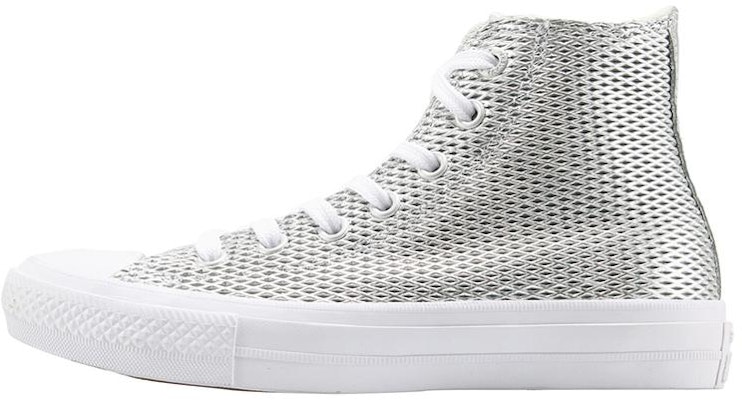 (Women) Converse Chuck Taylor All Star 2 High 'Perforated Metallic Silver' 555798C Buy (Women) Converse Chuck Taylor All Star 2 High 'Perforated Metallic Silver' 555798C