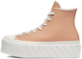 (Women) Converse Chuck Taylor All Star 2X Platform High 'Cozy Sherpa - Vachetta Beige' 573073C (Women) Converse Chuck Taylor All Star 2X Platform High 'Cozy Sherpa - Vachetta Beige' 573073C