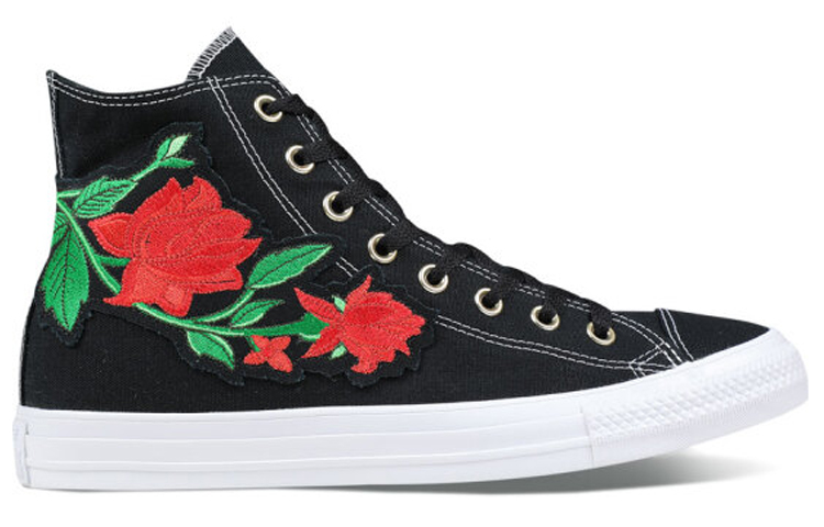 Converse Chuck Taylor All Star Embroidery 'Black Red' 圖 2