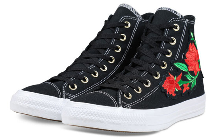 Converse Chuck Taylor All Star Embroidery 'Black Red' 圖 3