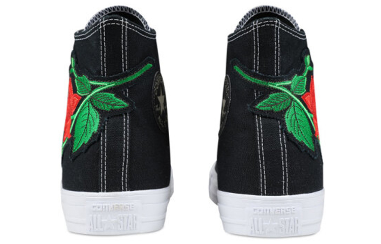 Converse Chuck Taylor All Star Embroidery 'Black Red' 圖 5