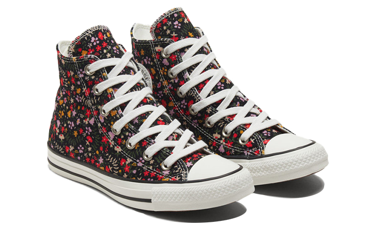 Lookbook (W) Converse Chuck Taylor All Star 'Negro Rosa Rojo' 569711C