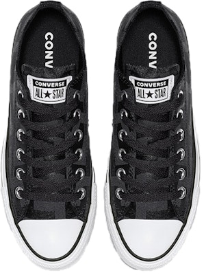 (W) コンバース チャックテイラー オールスター OX ブラック/ホワイト 565437C Shop (W) コンバース チャックテイラー オールスター OX ブラック/ホワイト 565437C