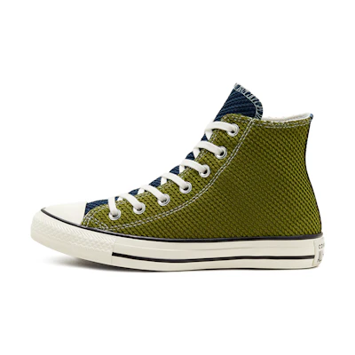(W) Converse Chuck Taylor All Star Runway Cable Yellow Green Hi Sneakers 'Green Yellow'