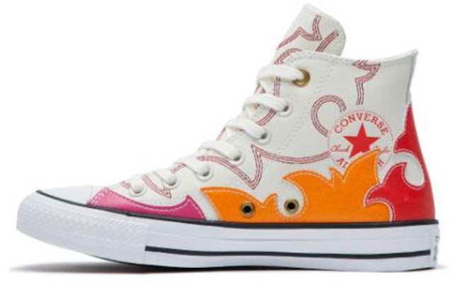 (W) Converse Chuck Taylor All Star LE High Putih Merah Oranye 'White Red' 564954C Buy (W) Converse Chuck Taylor All Star LE High Putih Merah Oranye 'White Red' 564954C