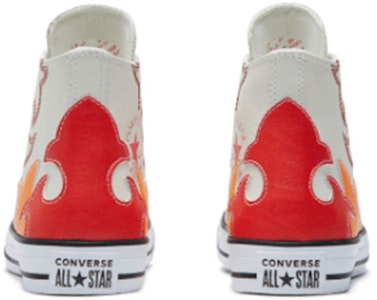 (W) Converse Chuck Taylor All Star LE High Putih Merah Oranye 'White Red' 564954C Shop (W) Converse Chuck Taylor All Star LE High Putih Merah Oranye 'White Red' 564954C