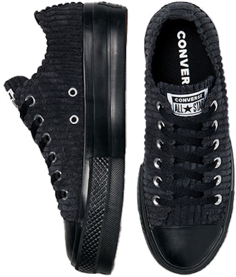 Buy Women Converse Chuck Taylor All Star Black Corduroy 571001C Novelship