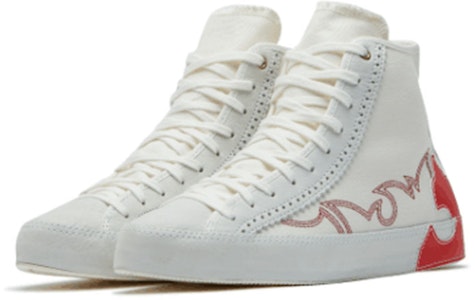 (W) Converse Chuck Taylor All Star Sasha High Top Lona Egret Rojo 565003C Lookbook (W) Converse Chuck Taylor All Star Sasha High Top Lona Egret Rojo 565003C