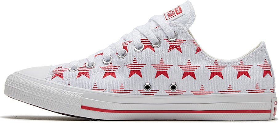 匡威Chuck Taylor全明星白红色红星鞋 168809C Buy 匡威Chuck Taylor全明星白红色红星鞋 168809C
