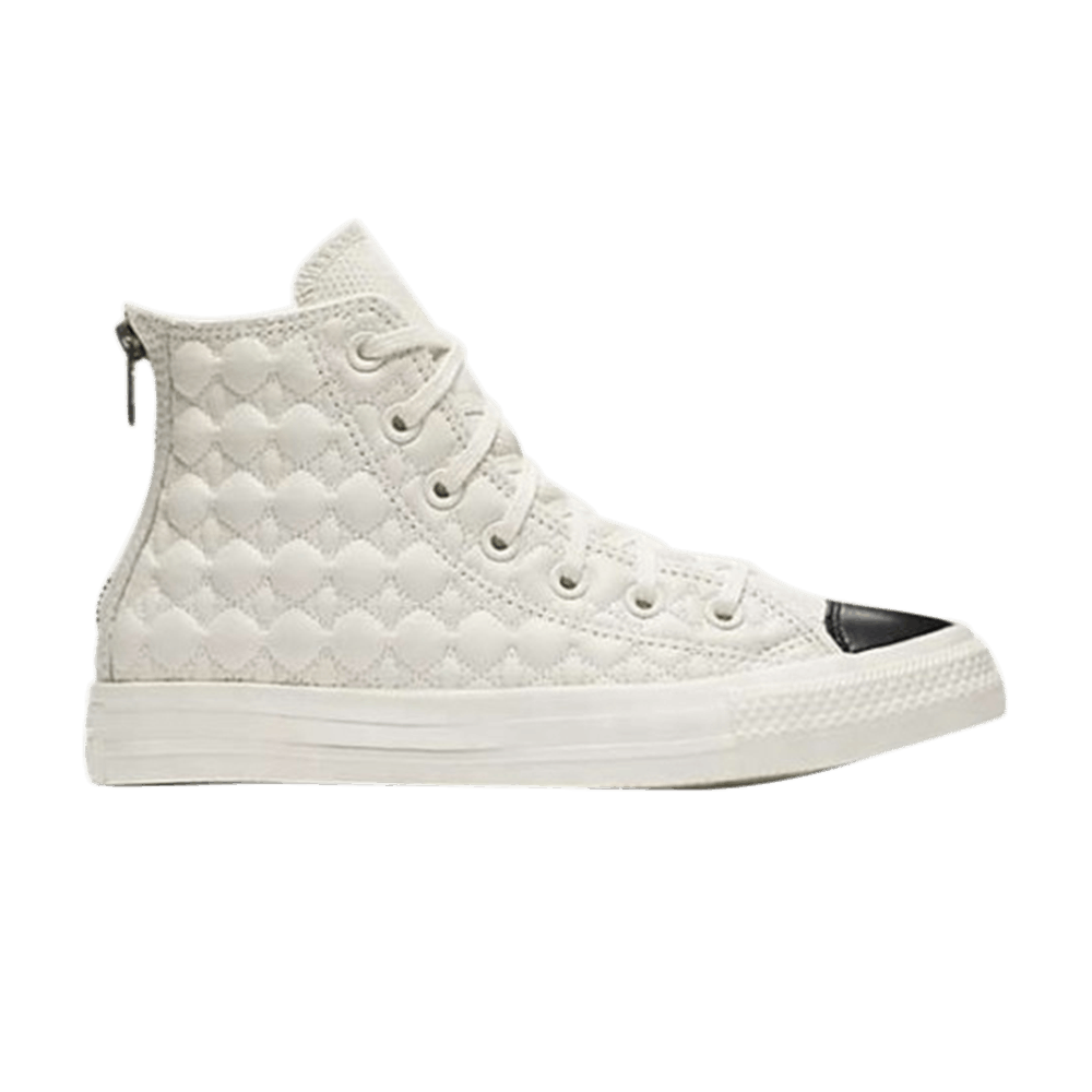 (W) Converse Chuck Taylor All Star Back Zip Hi 'White'