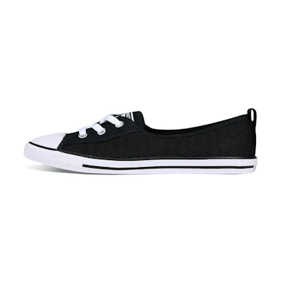 (W) Converse Chuck Taylor All Star Ballet Lace Slip On Trainers 'Black'
