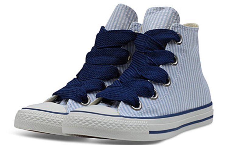 Lookbook (Women) Converse Chuck Taylor All Star big Eyelet Seersucher 'Blue' 560995C