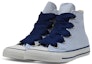 Lookbook (Women) Converse Chuck Taylor All Star big Eyelet Seersucher 'Blue' 560995C