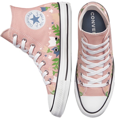 (W) Converse Chuck Taylor All Star Crafted High 'Floral' Wanita Bunga Sneaker 572931F Shop (W) Converse Chuck Taylor All Star Crafted High 'Floral' Wanita Bunga Sneaker 572931F