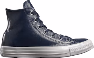 (Women) Converse Chuck Taylor All Star Crinkled Patent Leather Hi 'Midnight Navy' 557938C (Women) Converse Chuck Taylor All Star Crinkled Patent Leather Hi 'Midnight Navy' 557938C