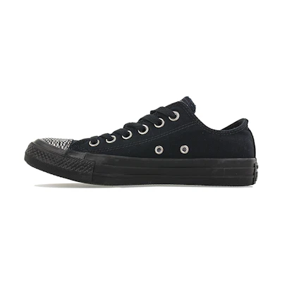 (W) Converse Chuck Taylor All Star Ctas Ox Black Snake Scale Coating