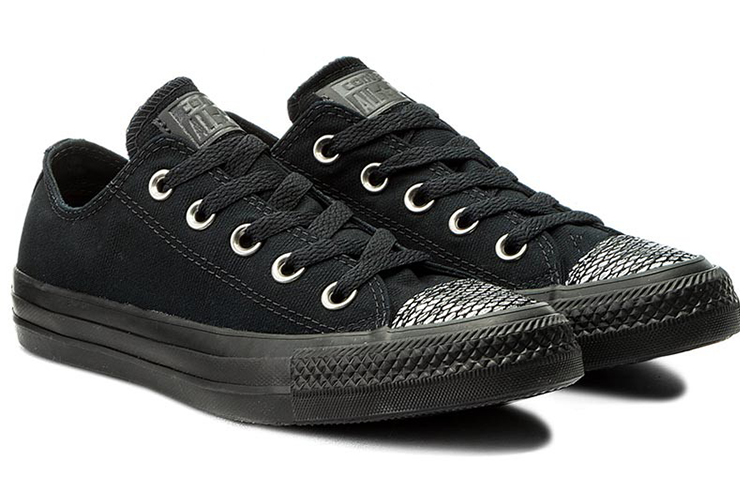 (W) Converse Chuck Taylor All Star Ctas Ox Black Snake Scale Coating 圖 4