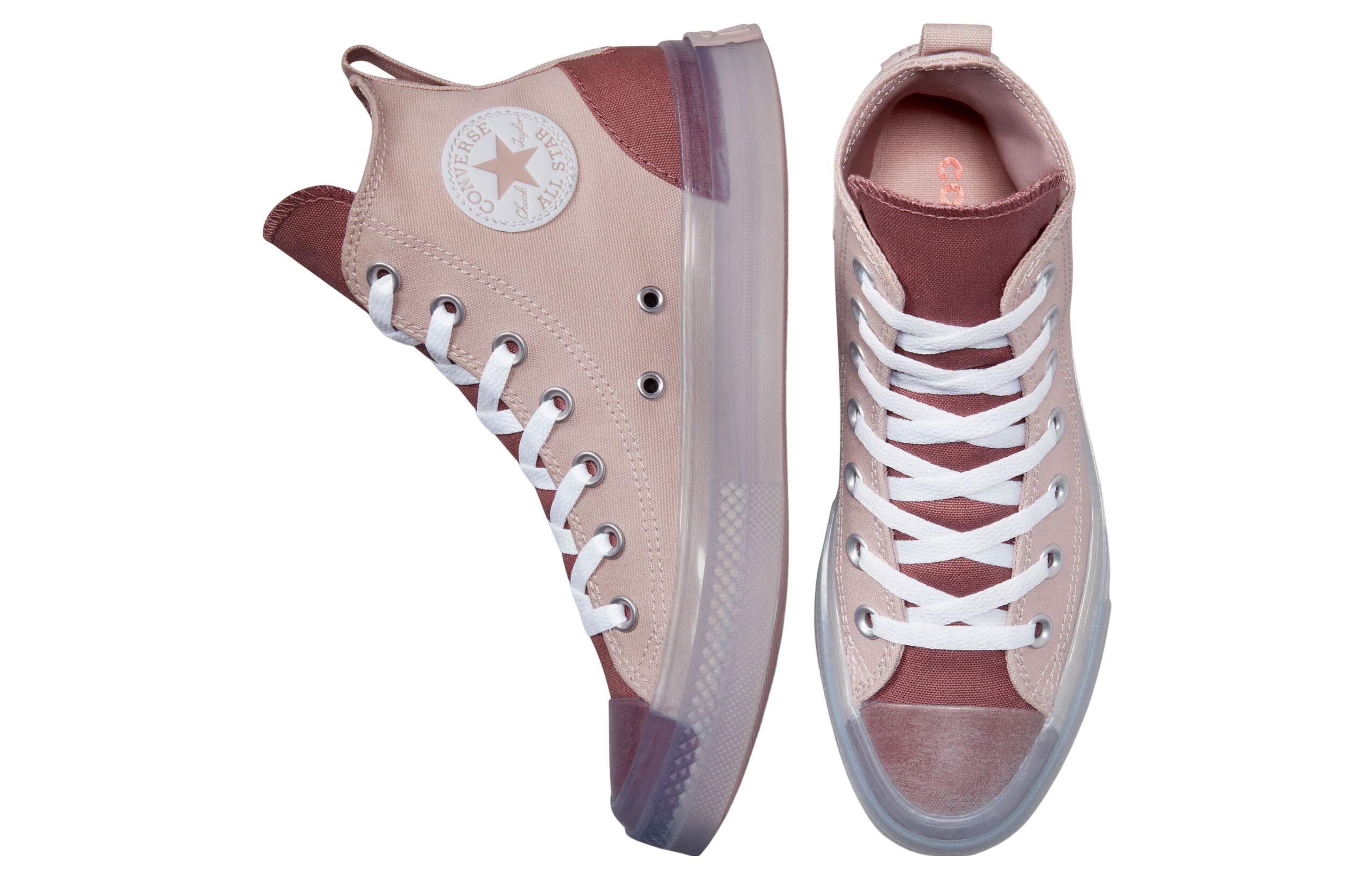 Shop Converse Chuck Taylor All Star CX 季節色彩 防滑耐磨 高筒 帆布鞋 女款 粉紅色