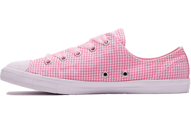 Lookbook 女款Converse Chuck Taylor全明星低筒細版‘粉色格紋’560832C
