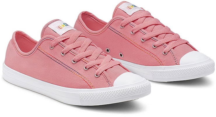 (W) Converse Chuck Taylor All Star Dainty Arcoíris Low Top Rosa/Blanco 564980C Lookbook (W) Converse Chuck Taylor All Star Dainty Arcoíris Low Top Rosa/Blanco 564980C