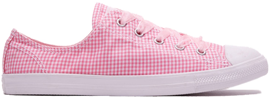 (W) Converse Chuck Taylor All Star Dainty Low 'Pink Plaid' Kotak Merah Muda 560832C Shop (W) Converse Chuck Taylor All Star Dainty Low 'Pink Plaid' Kotak Merah Muda 560832C