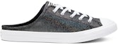 Order (W) Converse Chuck Taylor All Star Dainty Mule Metal Hitam Sepatu Kanvas Kasual 568811C