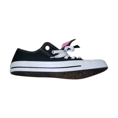 (W) Converse Chuck Taylor All Star Double Tongue 'Black Pink Plaid'