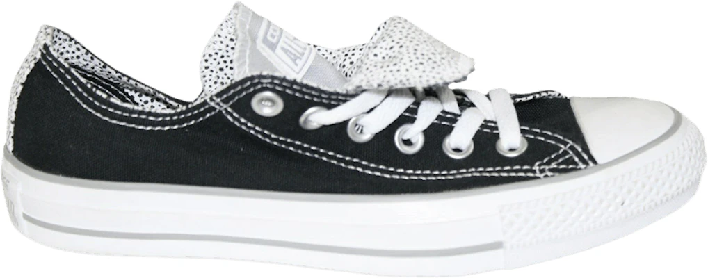 (W) Converse Chuck Taylor All Star Double Tongue Ox 'Negro Blanco Piedra' 546914F Buy (W) Converse Chuck Taylor All Star Double Tongue Ox 'Negro Blanco Piedra' 546914F
