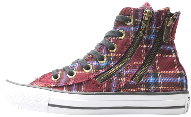 (W) 컨버스 척 테일러 올스타 더블 지퍼 하이 '레드 플래드' 549574C Lookbook (W) 컨버스 척 테일러 올스타 더블 지퍼 하이 '레드 플래드' 549574C