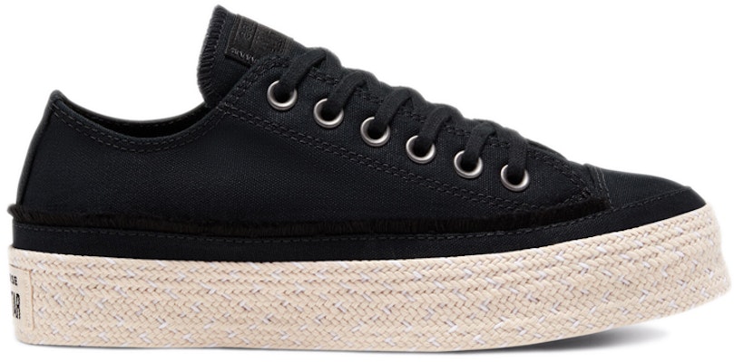 (W) Converse Chuck Taylor All Star Espadrille Low 'Trail a Cove' - Negro 567685C Order (W) Converse Chuck Taylor All Star Espadrille Low 'Trail a Cove' - Negro 567685C