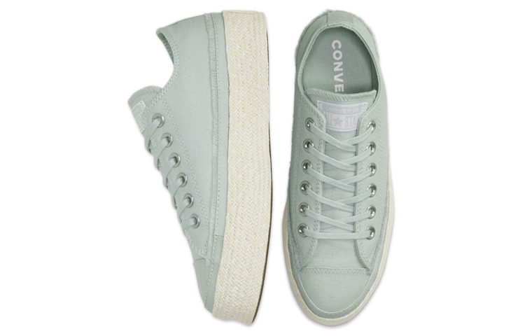 (W) Converse Chuck Taylor All Star Espadrille Low 'Trail to Cove - Green Oxide' 圖 4