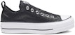 (W) Converse Chuck Taylor All Star Final Frontier Platform Slip Tapak Tebal 'Hitam Putih' 565240C